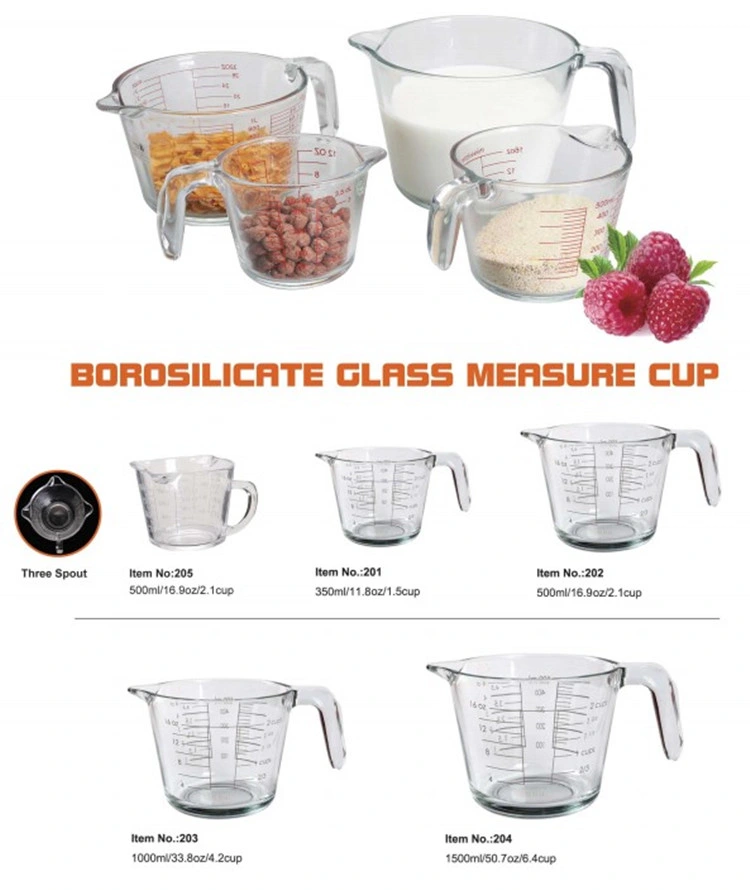 Hot Sale High Borosilicate Glass Measuring Cup