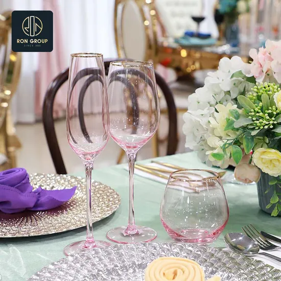 Wedding Diamond Shaped Clear Brandy Whiskey Tumbler Stemless Wine Glass